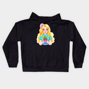 Plant Girl Kids Hoodie